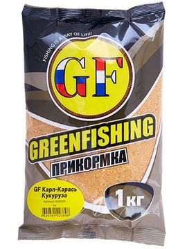 Прикормка GF 1кг КАРП/КАРАСЬ Кукуруза
