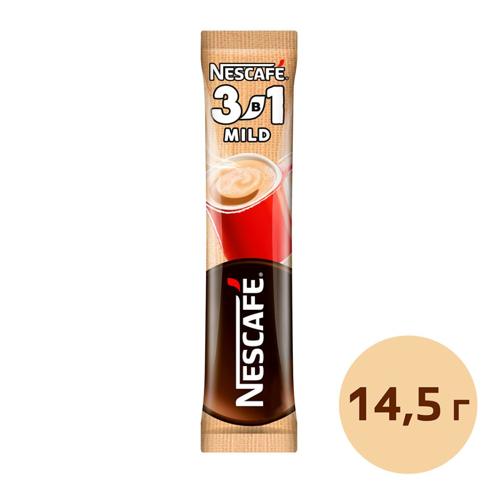 Растворимый кофе Nescafe Classic 3 в 1 мягкий 14 гр