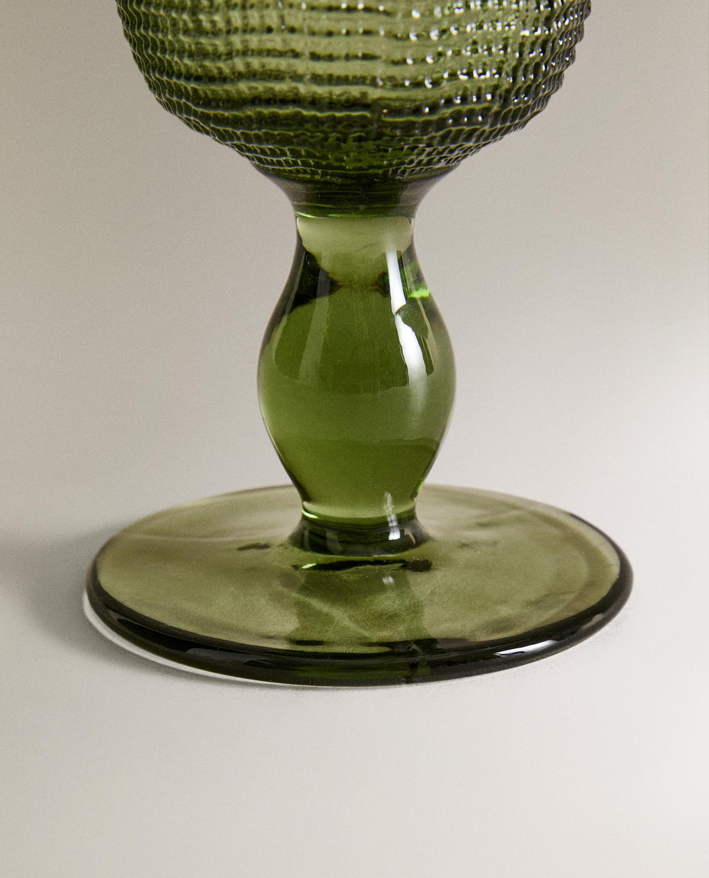 Zara Home стакан из стекла, цвет зелёный, 16.7 см