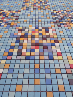 Мозаика LeeDo: Omega Centauri 30х30х0,6 см (чип 23x23x6 мм) из керамогранита с прокрасом в массе