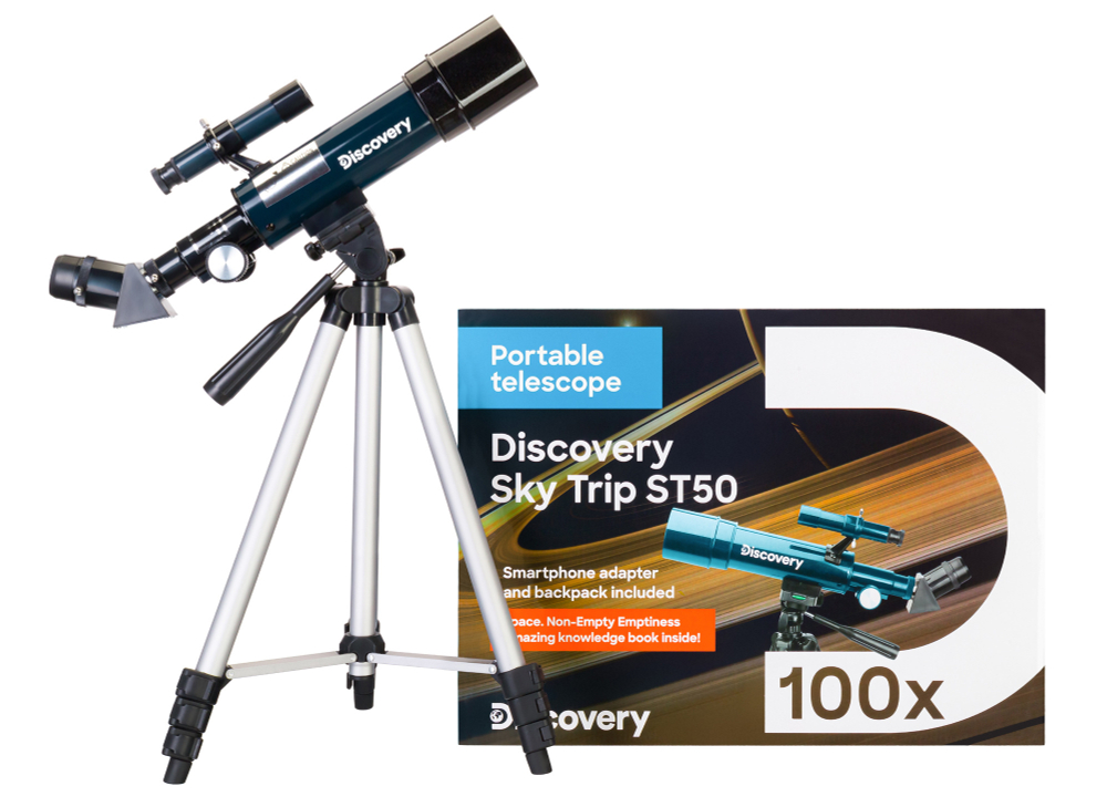 Телескоп Discovery Sky Trip ST50 с книгой