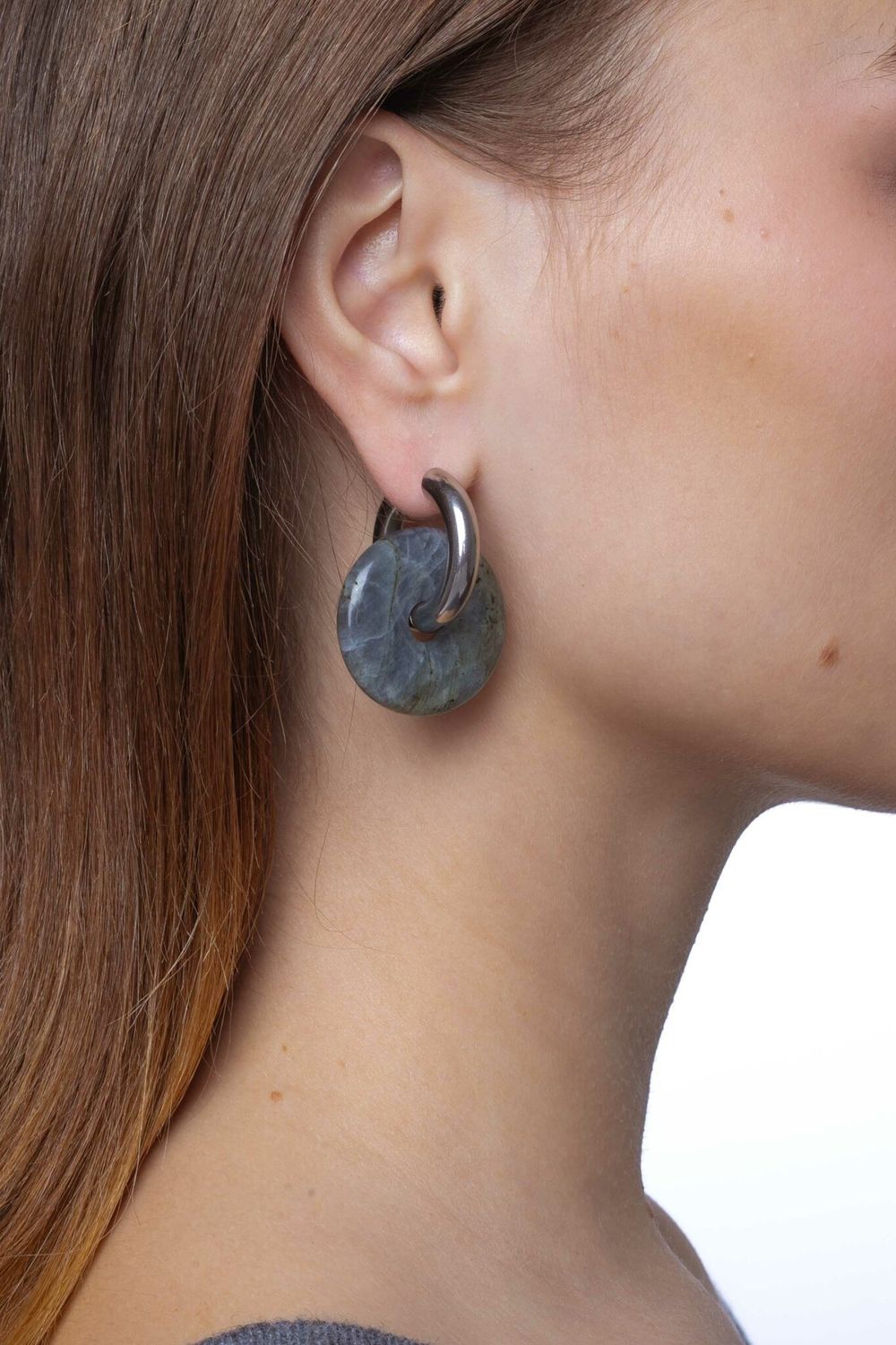 Подвеска Пончик из камня 30 мм Подвеска Пончик из камня 30 мм