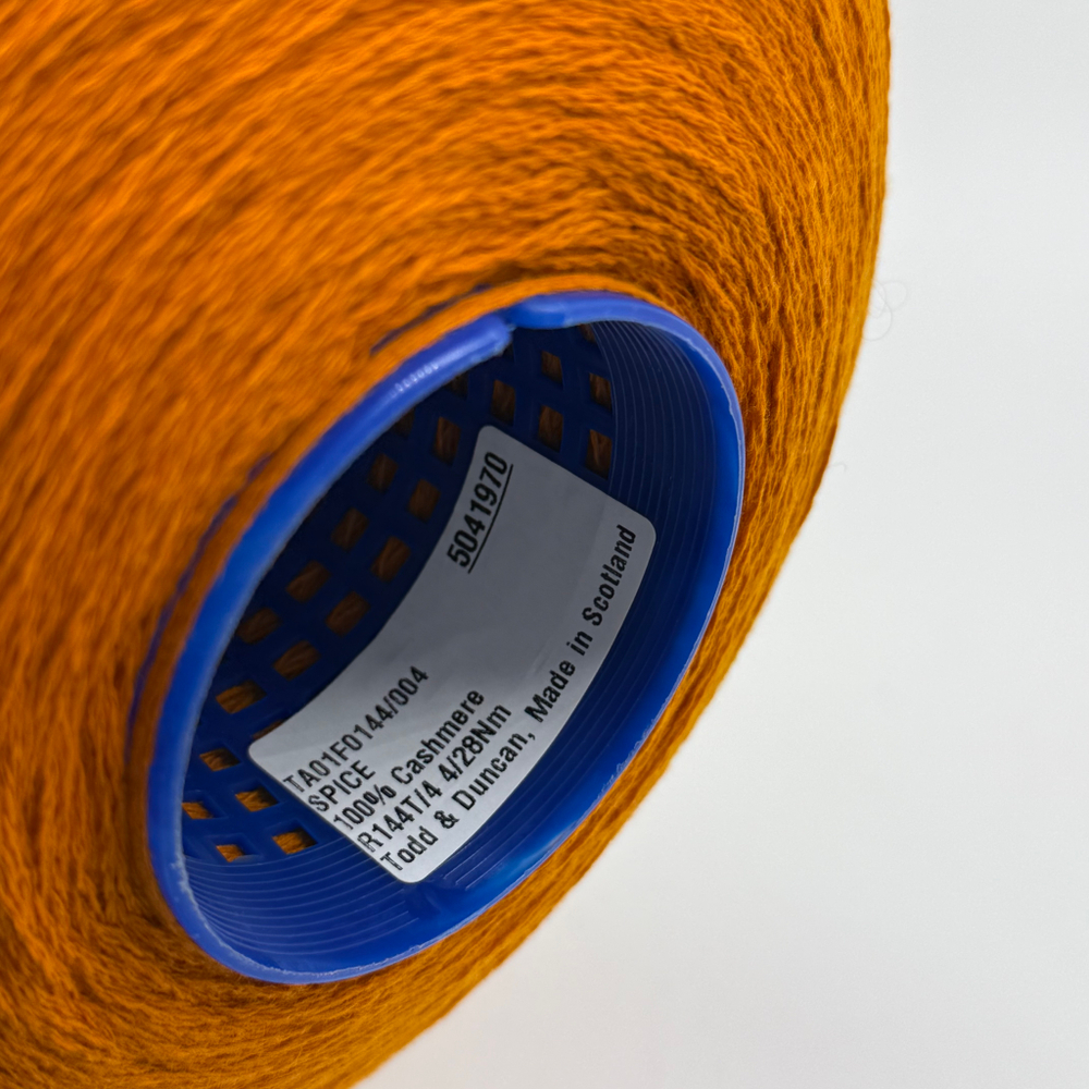 Пряжа Todd&Duncan Cashmere 4/28 (100% кашемир), 700м/100гр, специя