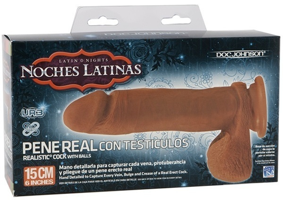 Смуглый пенис NOCHES LATINAS из UR3