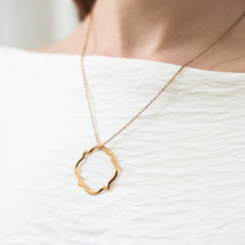 Подвеска TETRA позолота