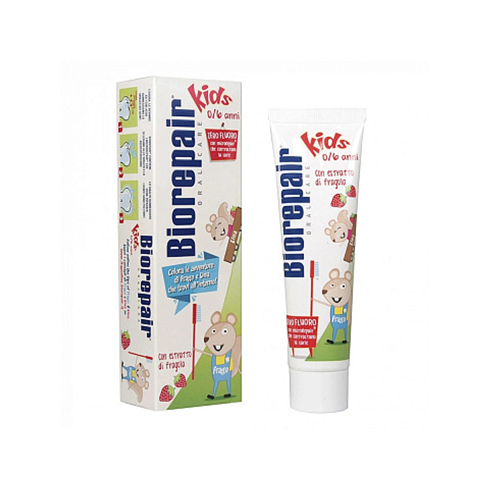 Зубная паста BioRepair Kids Земляника 75 мл