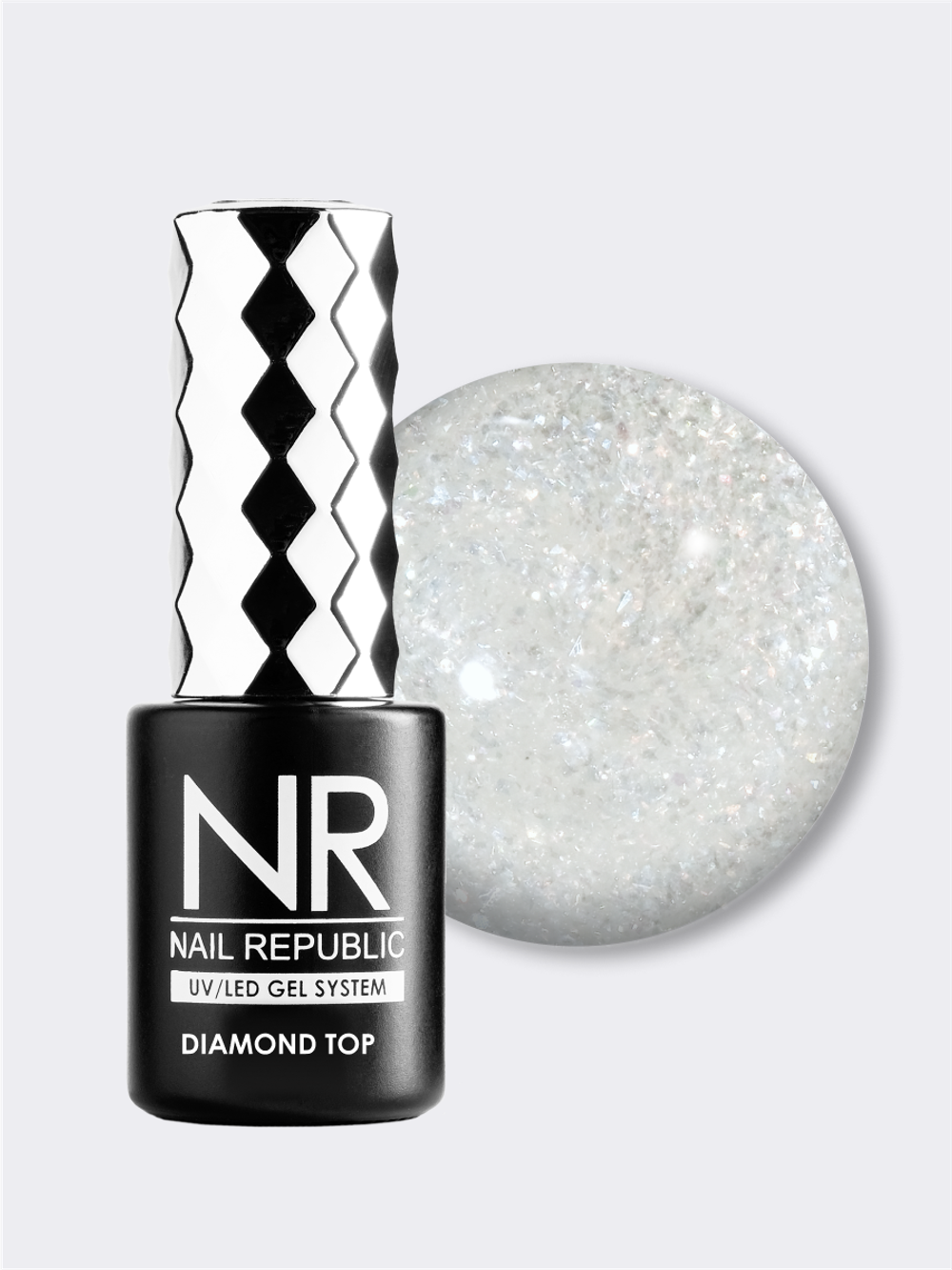 DIAMOND TOP №1 с шиммером GLOSS (10 мл), NR