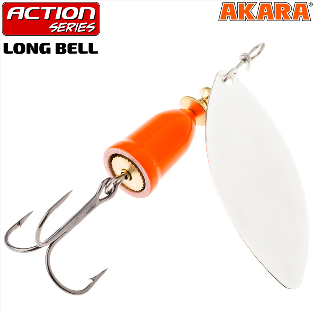 Блесна вращающаяся Akara Action Series Long Bell 1 6 гр. 1/5 oz. A19