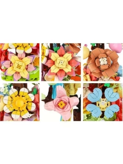 Конструктор Попугай в цветах 1162 детали