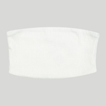 Bandeau Crop Top White