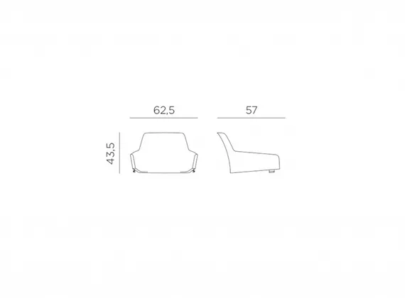 Мягкая вставка для кресла Net Relax серая