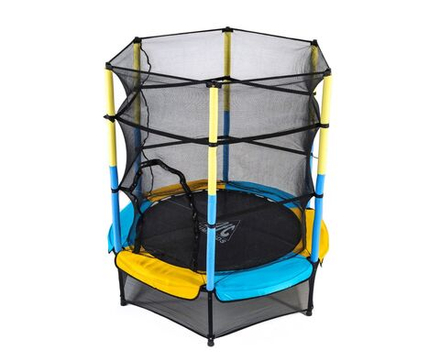 Батут DFC JUMP KIDS 55" желто-синий