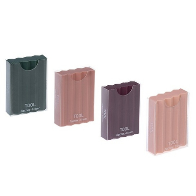 Ластик Hatber Tool, ассорти, TPR, 1 шт