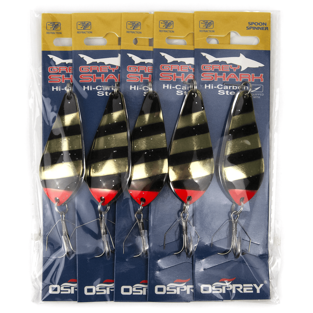 Блесна незацепляйка шумовая Osprey Grey Shark SDP48 (23гр, 5шт/уп)