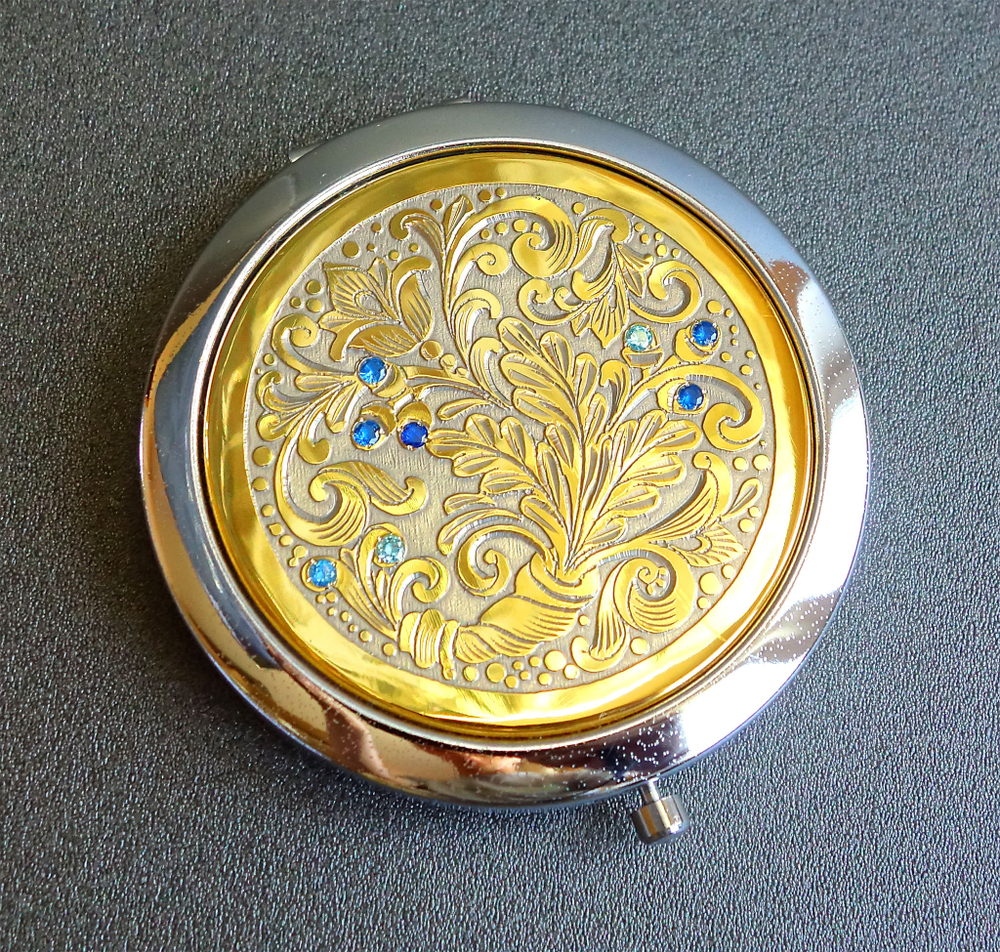 Складное зеркало "Цветок жизни"