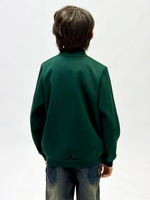 Бомбер трикотажный с начесом для мальчика 9-18 лет Fleur de Vie