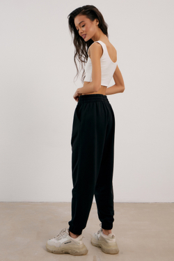 Джоггеры OVERSIZE, черные