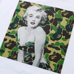 A Bathing Ape A Bathing Ape Bathing Ape X Marilyn Monroe Signature Tee белый