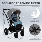 Коляска 2в1 Sweet Baby Nuvola Slate Grey (Air)