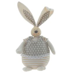 GAEM Игрушка набивная "Заяц/Зайка", L18 W13 H37/27 см, 2в.