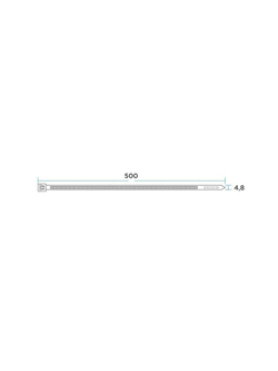 Хомут кабельный 7.6х500 нейл. черн. (уп.100шт) Rexant 07-0503