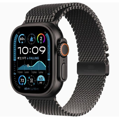 Умные часы Apple Watch Ultra 2 49mm Black Ti Black TML M (MX5U3)