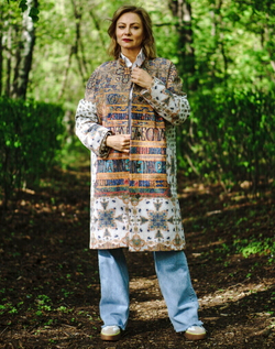 Пальто "Ирландская легенда 2", по мотивам Келлской книги