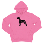 Толстовка "Шнауцер - набросок"