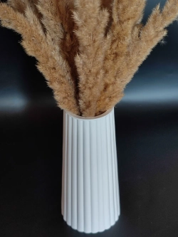 Ваза декоративная из гипса для сухоцветов