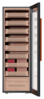 Шкаф для сигар MEYVEL MC-376BK (PRO)