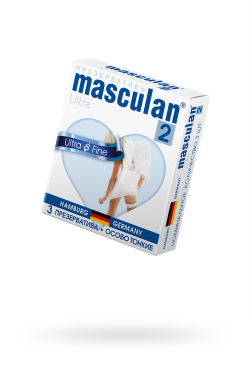 Презервативы Masculan 2 Ultra Особо тонкие, 3шт