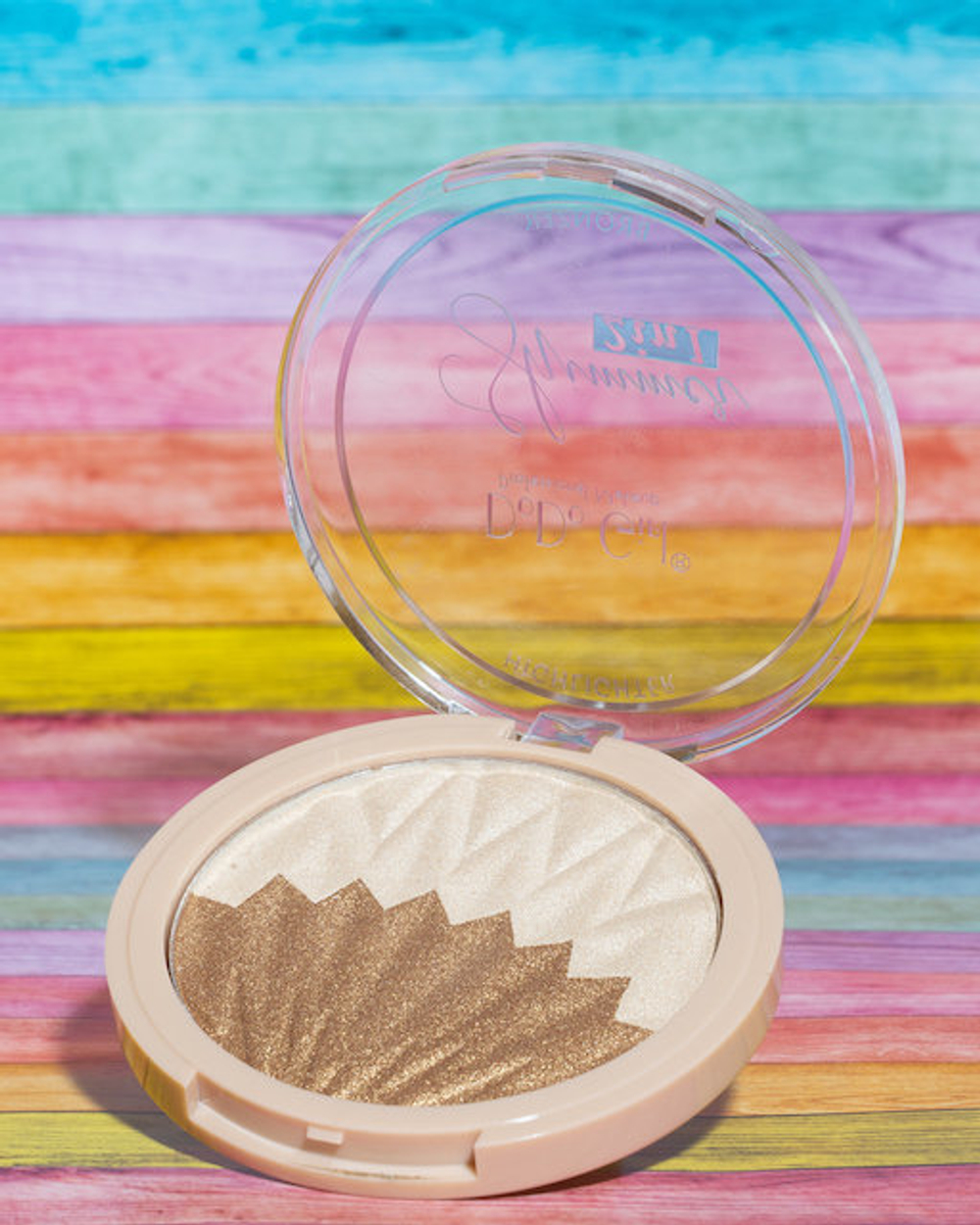 Хайлайтер+бронзер шимер для лица DoDo Girl Shimmer 2in1 Highlighter + Bronzer тон 03