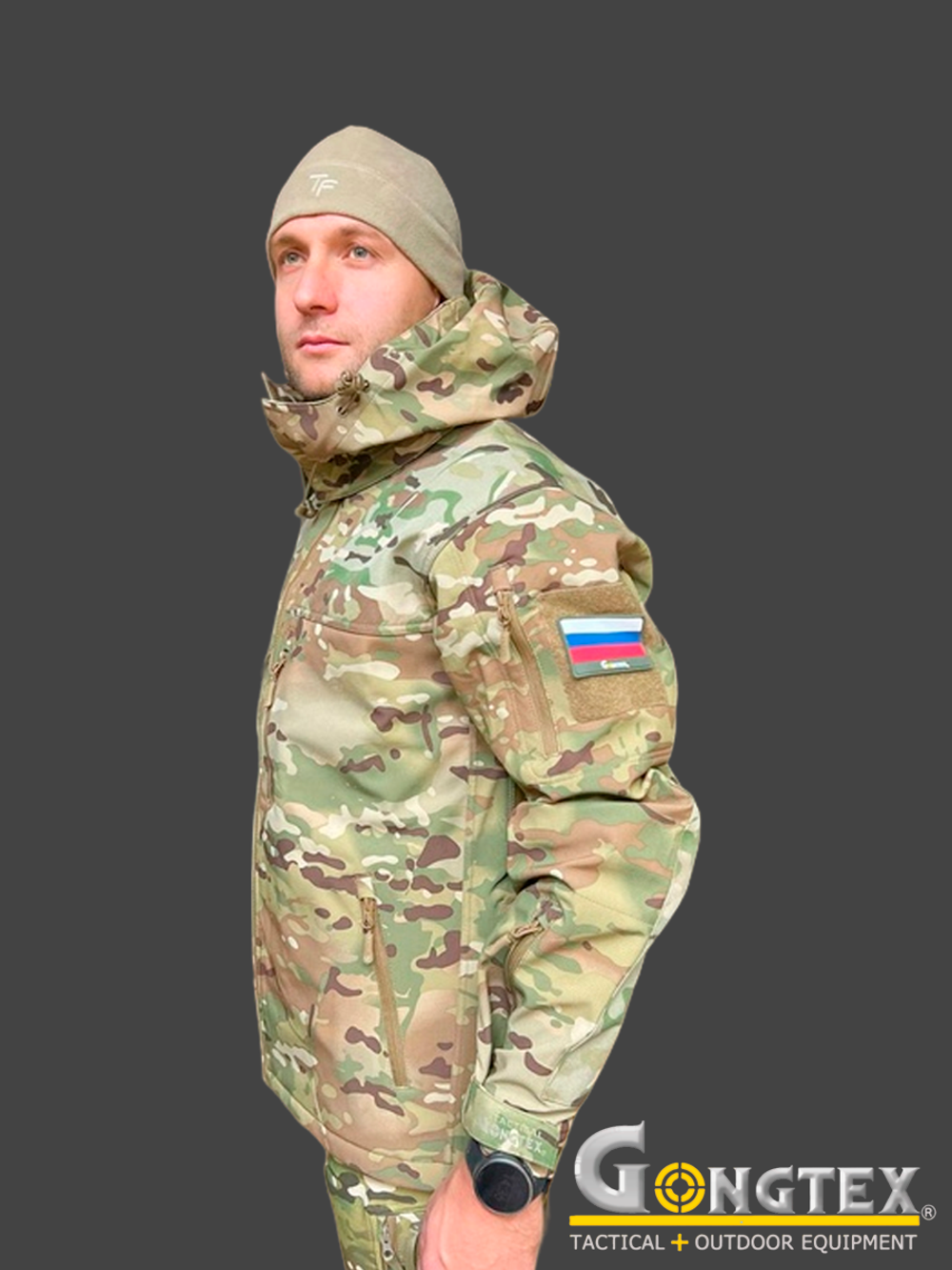 Куртка Gongtex Bolo Softshell Jacket. Мультикам