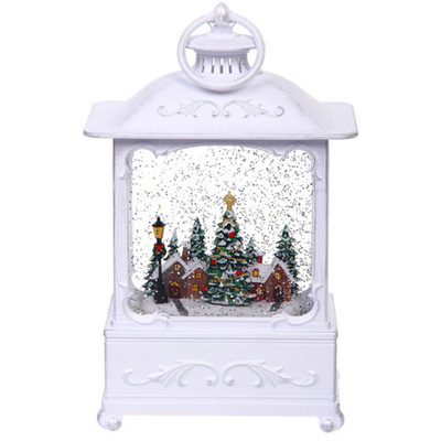 Сувенир с подсветкой «Волшебный день» 14,3*8*22 см, 8 мелодий, подсветка, эффект снегопада (работает от 3*АА, USB)