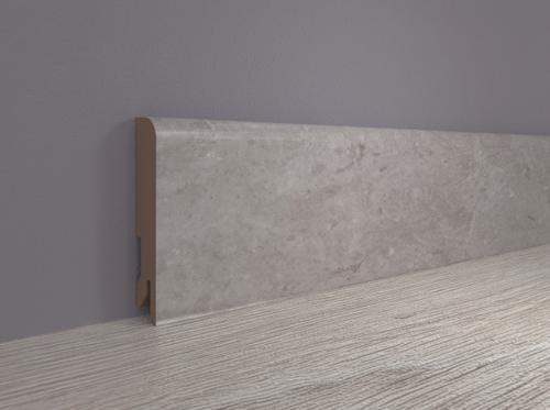 Плинтус МДФ ламинированный Лука Пл 80 МДФ.2400.24071 торос грей 16x80х2400 мм