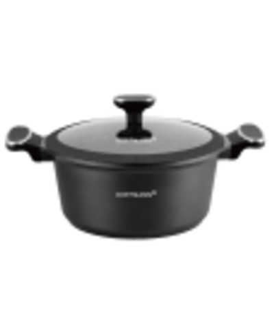 НМ 9538 кастрюля из литого алюм.черная, 6,4 л(28см). (6 шт.)