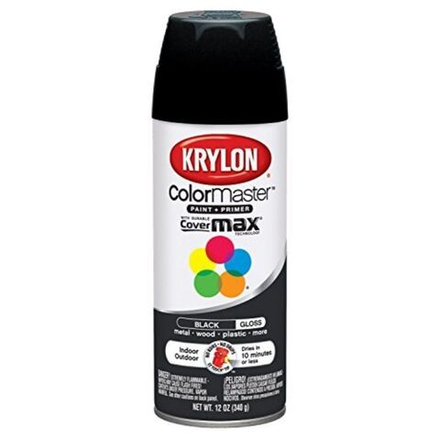 Krylon ColorMaster Gloss Black(глянцевый чёрный)