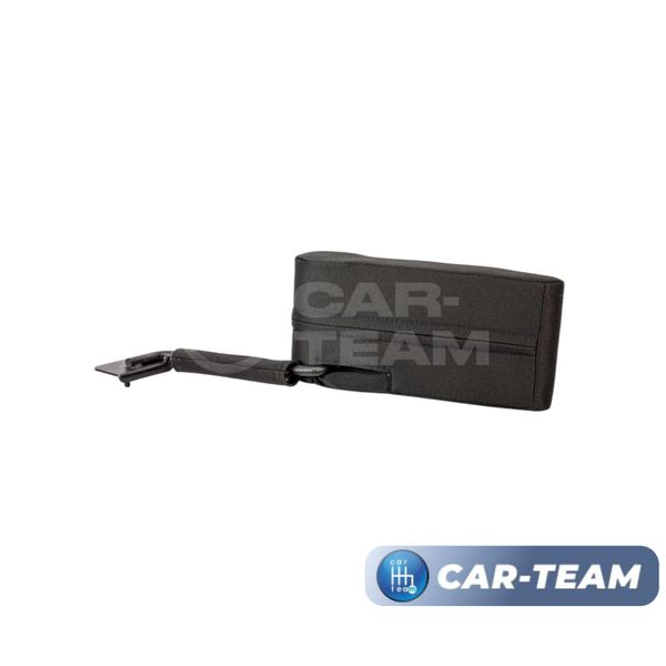 Подлокотник Renault Logan 1 2009-2013г.в., Sandero 1 2009-2013г.в., Duster 1 2010-2015г.в. из ткани (к сиденью без подушки безопасности, к сиденью с регулировкой по высоте) "Аламар"