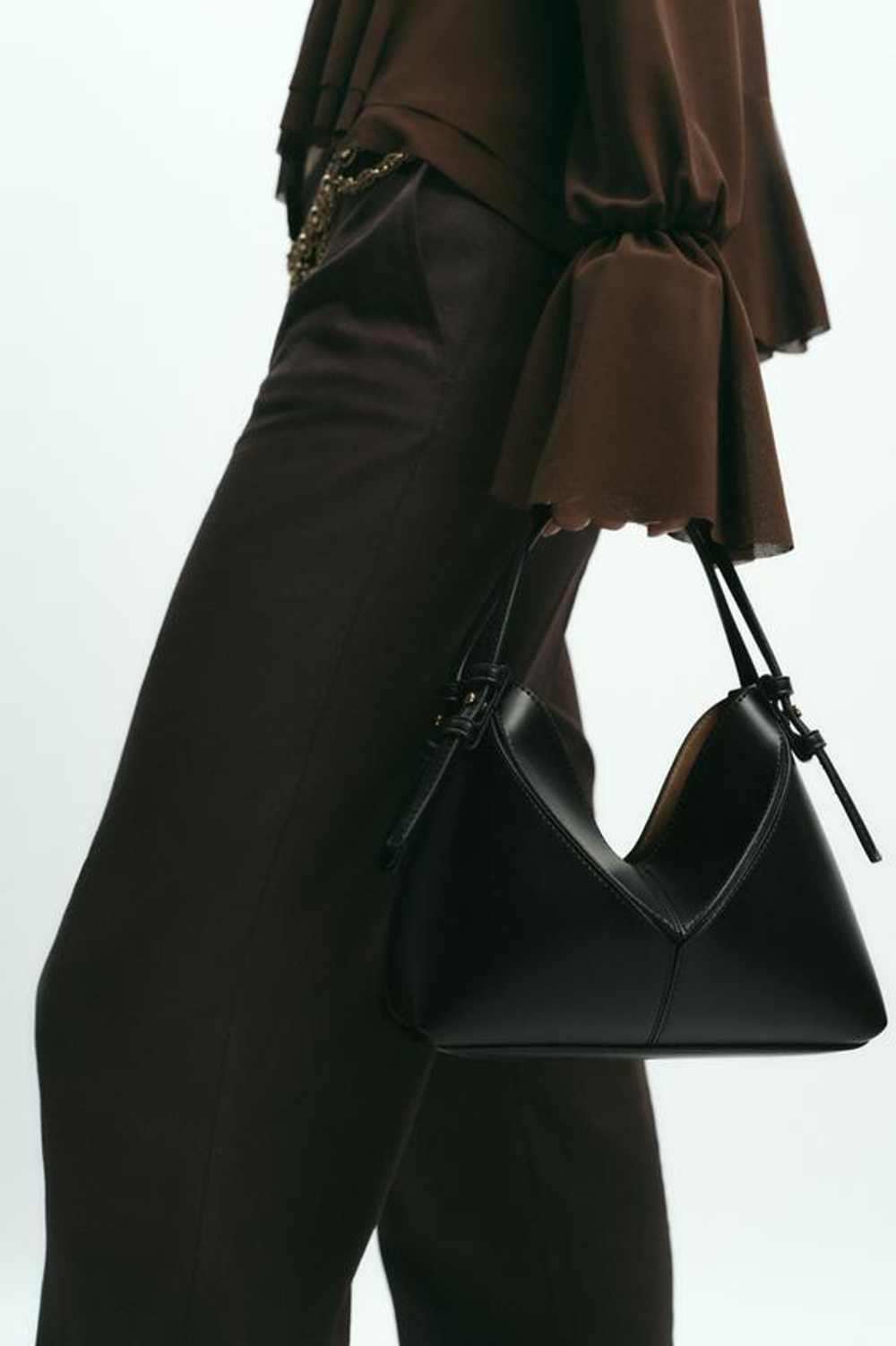 ZARA МИНИ-ШОПЕР, ЧЕРНЫЙ