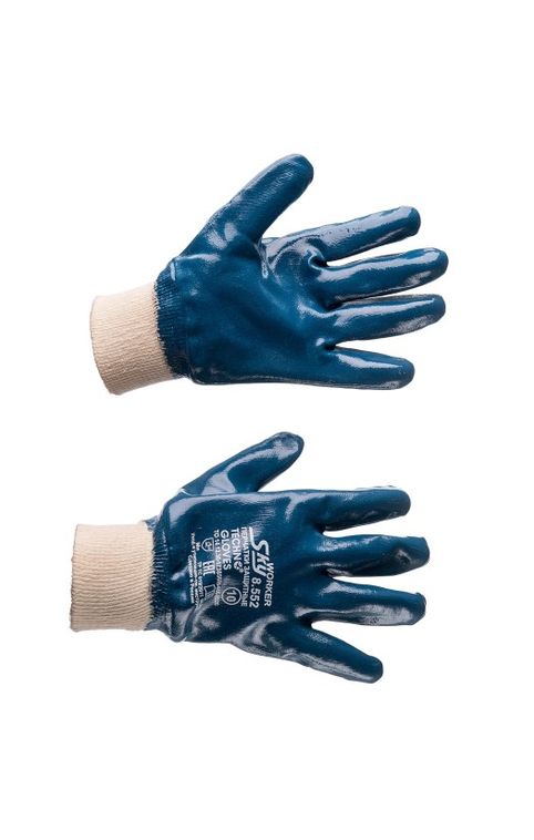 Перчатки защитные SKY WORKER (Скай Воркер) с полным нитрильным покрытием, арт. 8.552