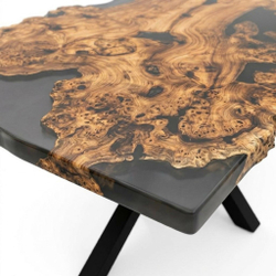 Обеденный стол из капового карагача AMBER 200