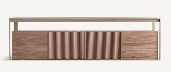 Тумба под телевизор Aisby цвет коричневый