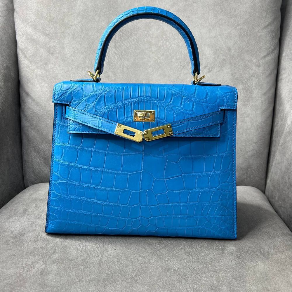 Ремень Hermes из кожи крокодила