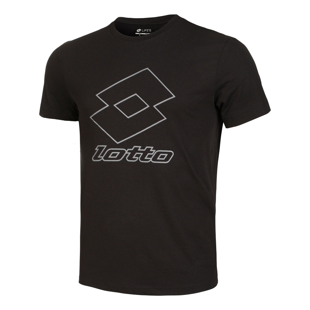 Мужское теннисное поло Lotto Smart IV 1 T-Shirt Men - Black