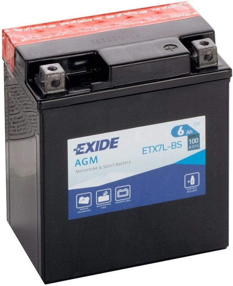 EXIDE ETX7L-BS аккумулятор