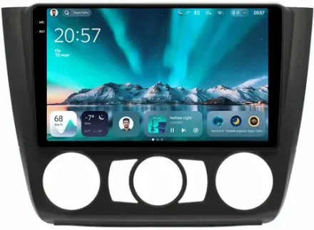Магнитола для BMW 1-серии E81, E82, E87 2006-2012 (без штатного монитора, кондиционер) - Teyes CC4 монитор 9.2" 2K QLED на Android 14, Snapdragon 680, DSP, CarPlay, 4G SIM-слот
