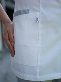 Блуза медицинская женская | Бл-371/2 ак 3/4 клеон стрейч