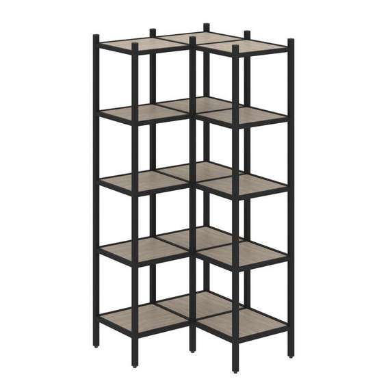 Лофт Угловой внутренний стеллаж VR.L-32  862*862*1869