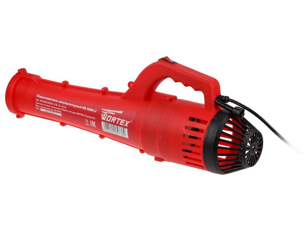 Аккуммуляторный опрыскиватель WORTEX KS 1230 Li 12В