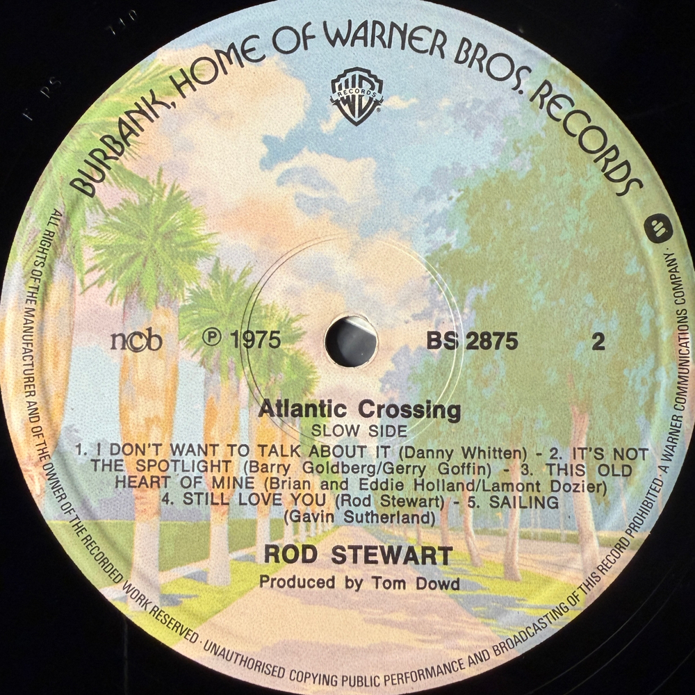 Rod Stewart ‎– Atlantic Crossing (Норвегия 1975г.)